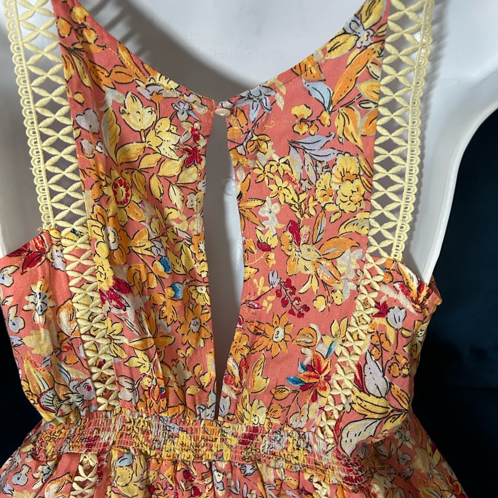 Chelsea & Violet Orange Yellow Halter Sundress - Picture 10 of 10